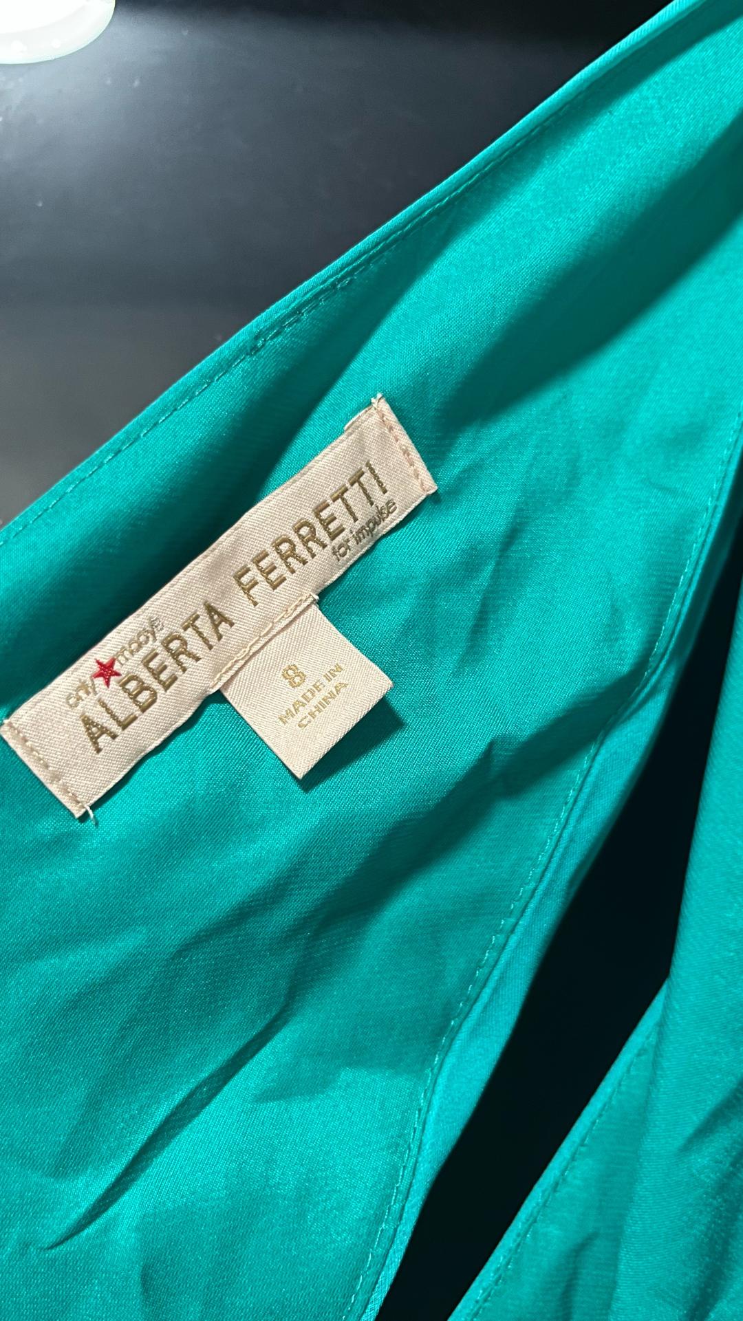 Alberta Ferretti Платье Alberta Ferretti на одно плечо — фото 2