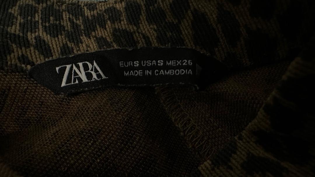Zara Тигровое платье от Зара — фото 2