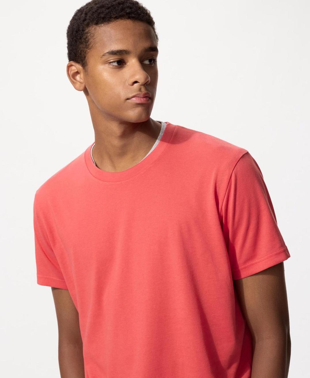 Uniqlo Оригинальная Футболка UNIQLO. 2 расцветки. Желтый и Красный. — фото 2