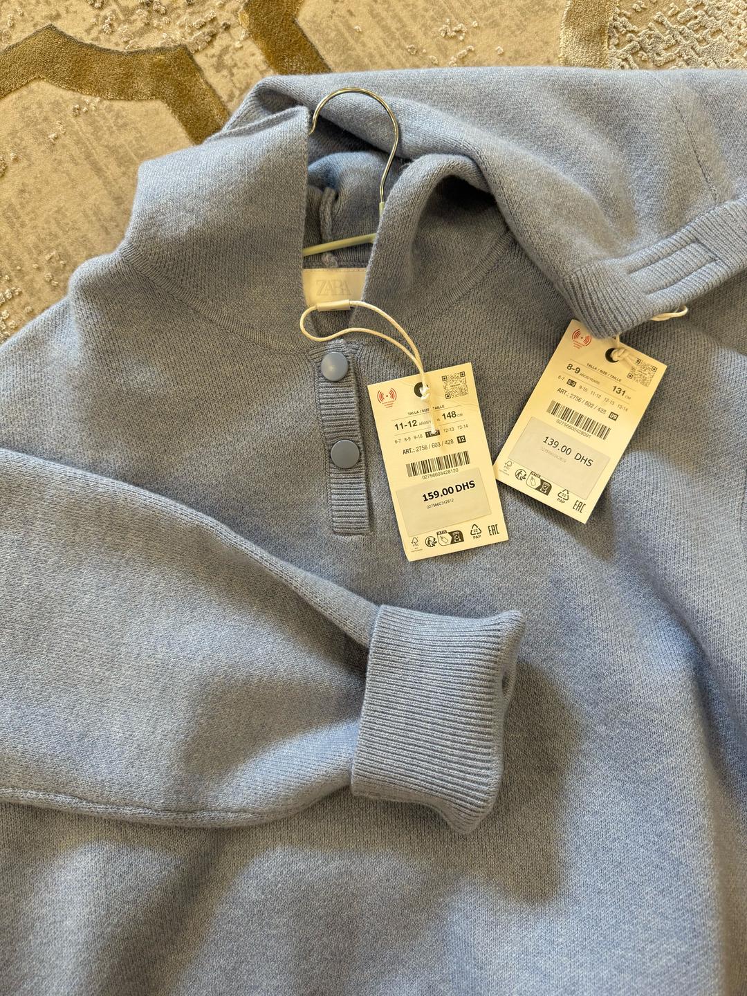 Zara Костюм ZARA детский вязаный с худи и брюками — фото 2
