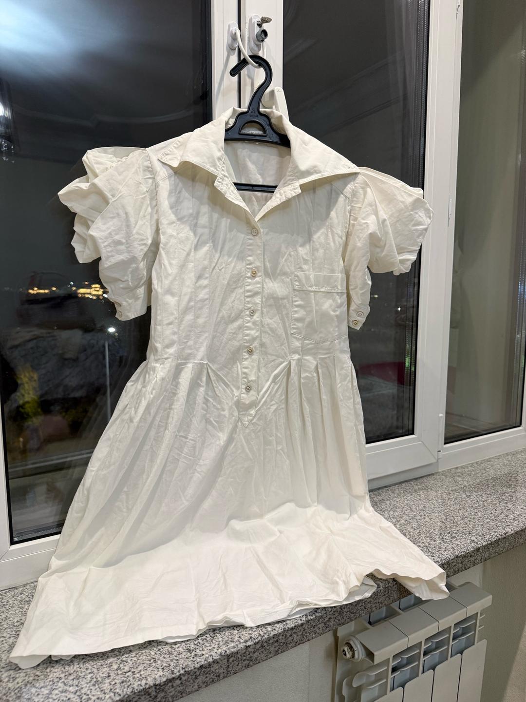 Alexander McQueen Платье Alexander McQueen в белом цвете — фото 2