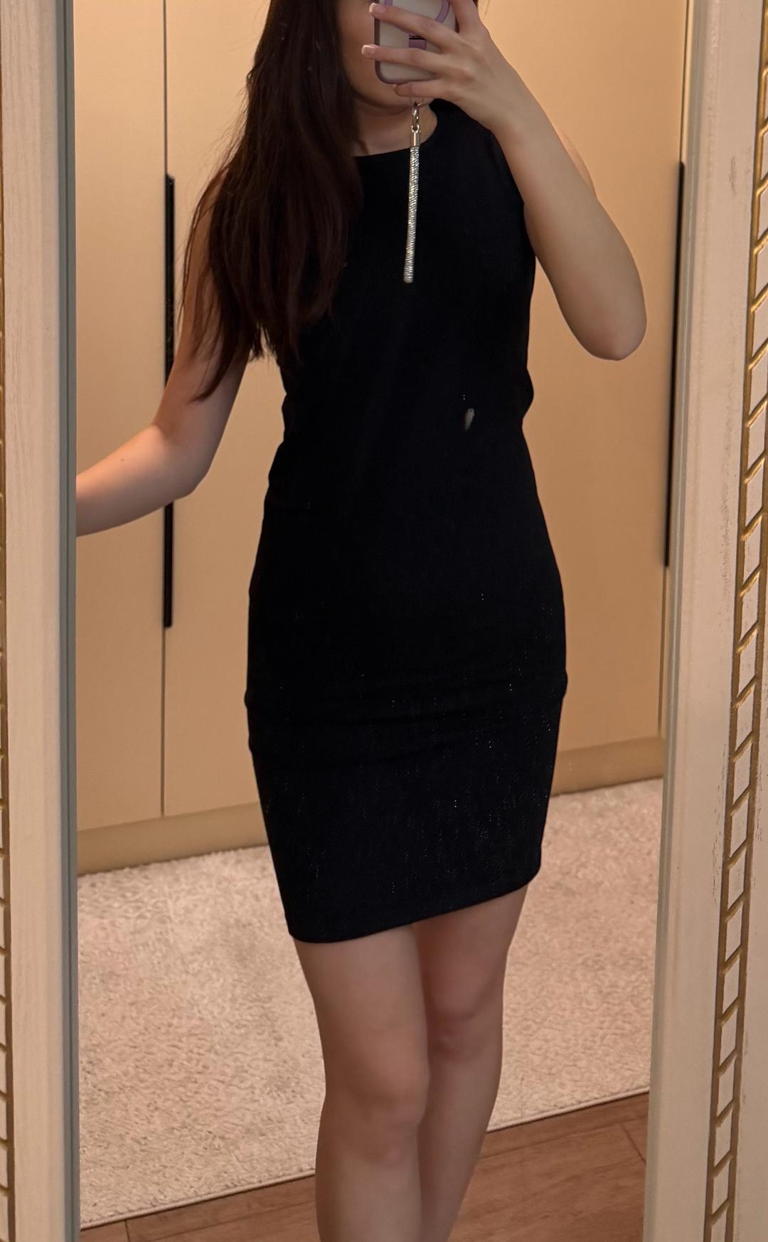 WOLFORD Черное платье мини — фото 2