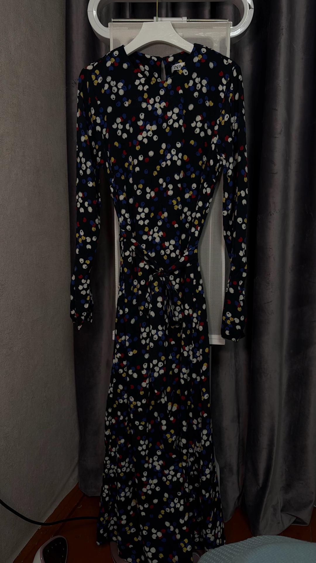 Zara Платье ZARA в горошек — фото 2