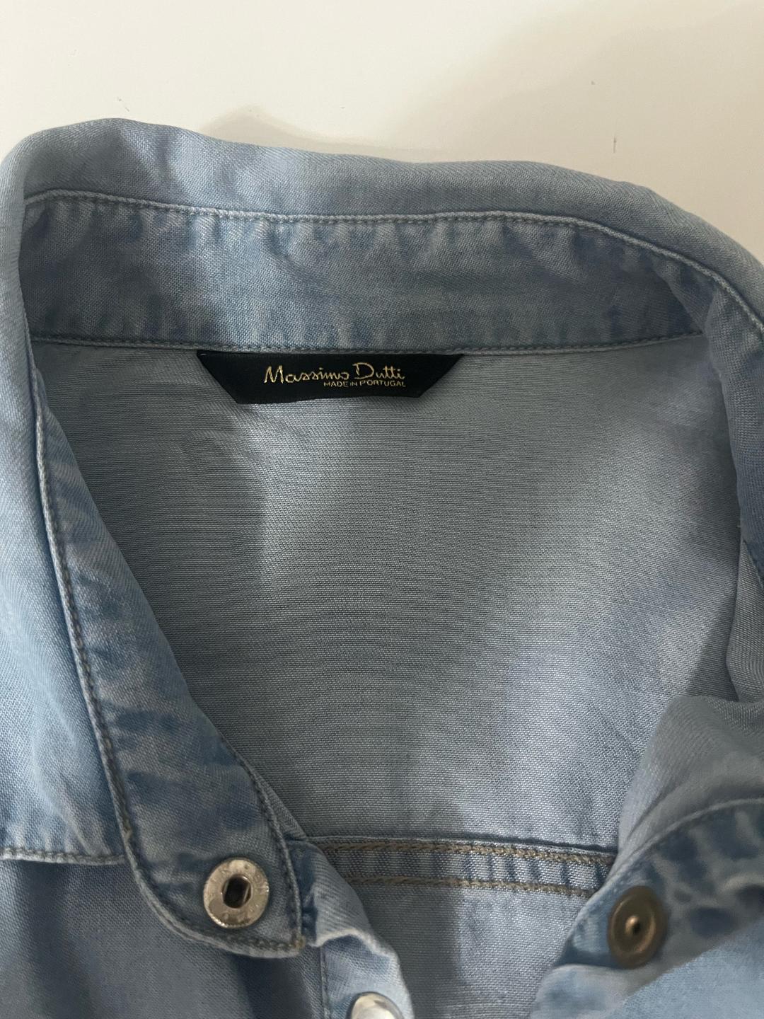 Massimo Dutti Джинсовая рубашка Massimo Dutti и джинсы — фото 2