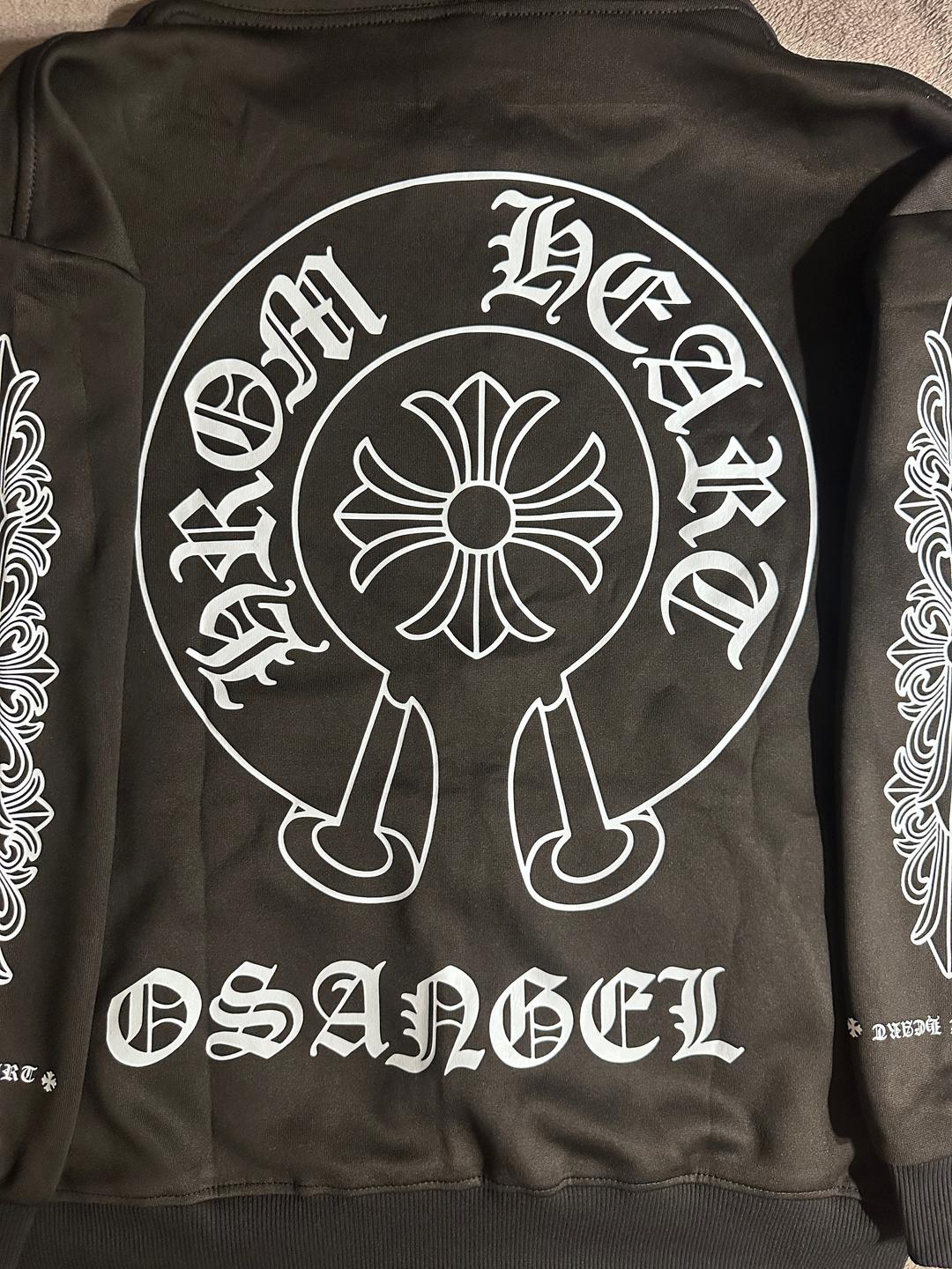 Chrome Hearts Зип-худи черное оверсайз в готическом стиле Chrome Hearts — фото 2