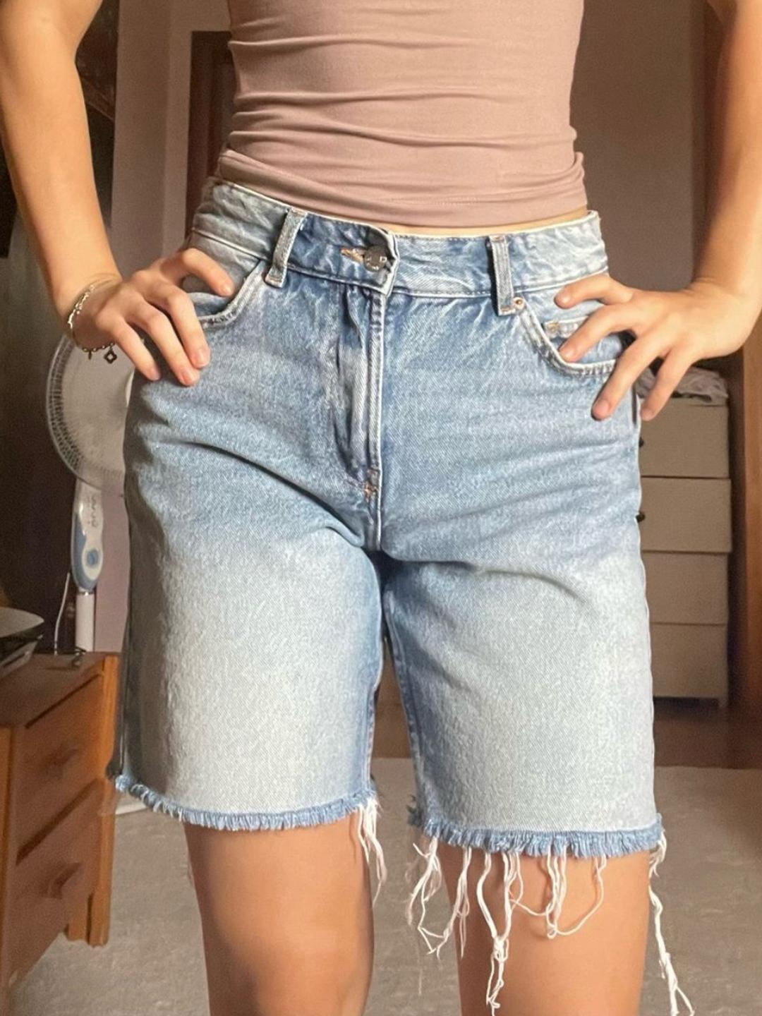 Bershka Джинсовые шорты Bershka — фото 2