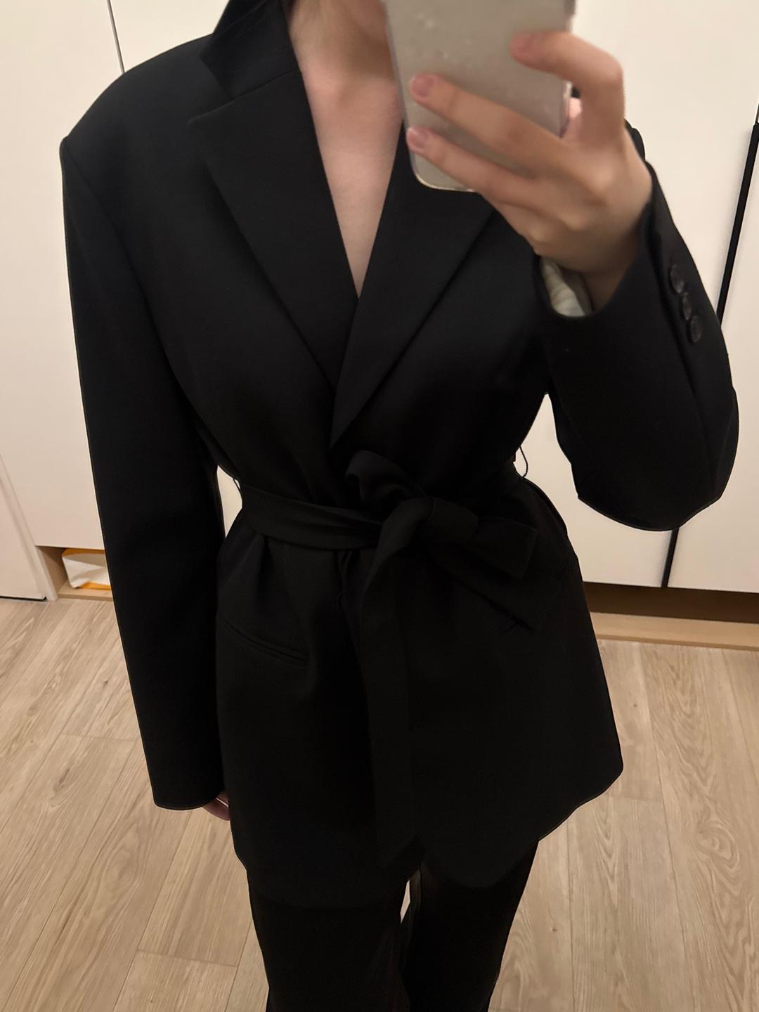 Zara Пиджак с поясом — фото 2