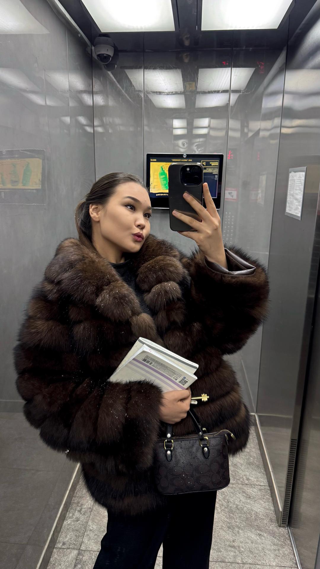 Нет бренда Шуба из песца — фото 2