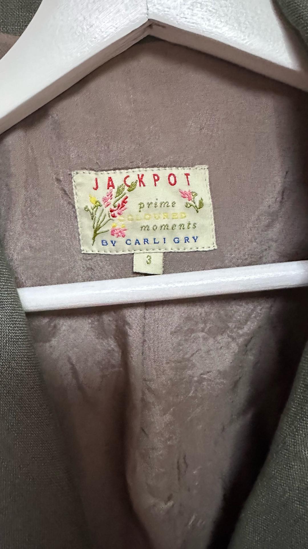 Jackpot by Carli Gry Винтажный жакет Jackpot by Carli Gry из льна — фото 2
