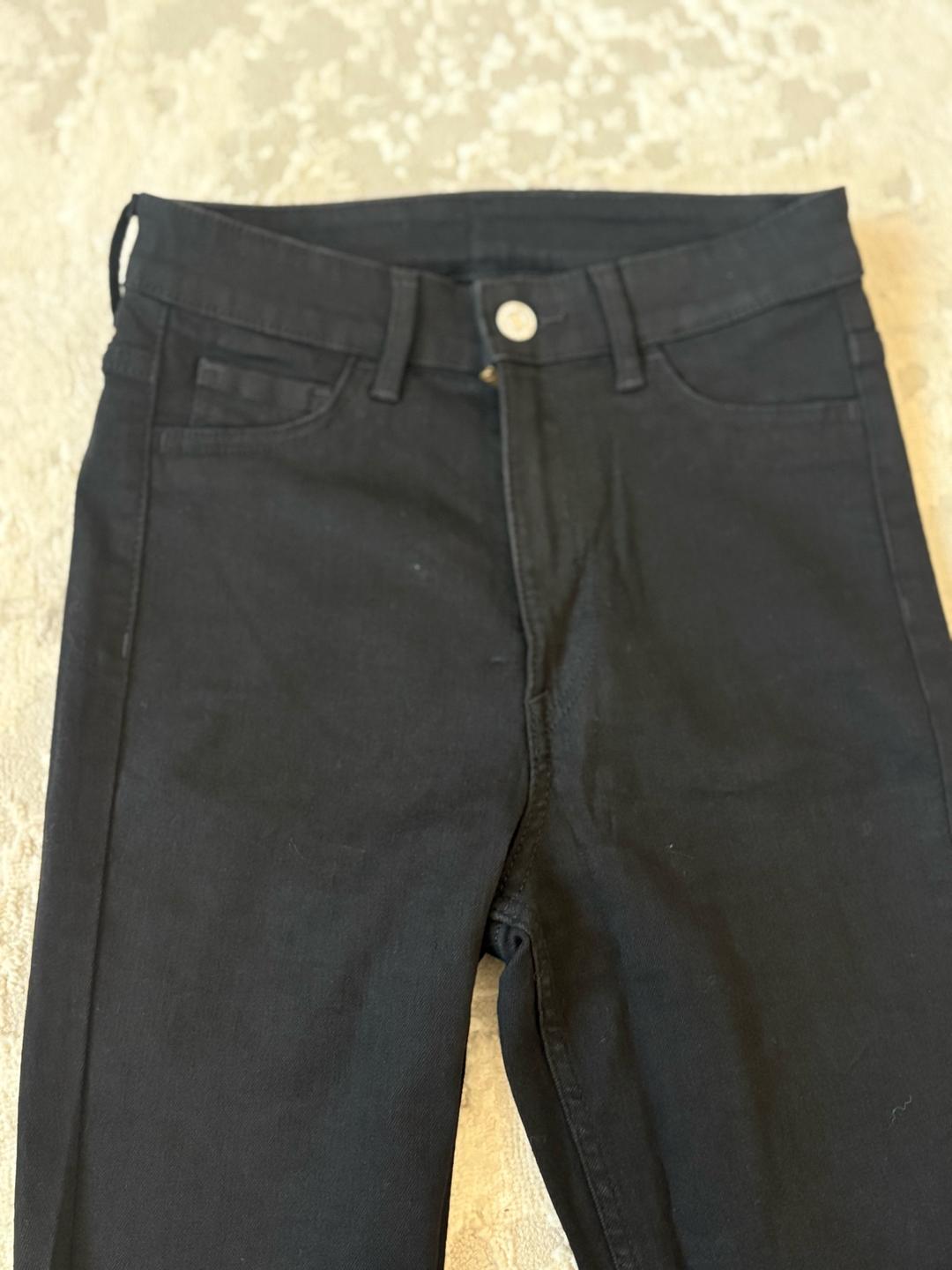 H&M Черные джинсы H&M skinny — фото 2