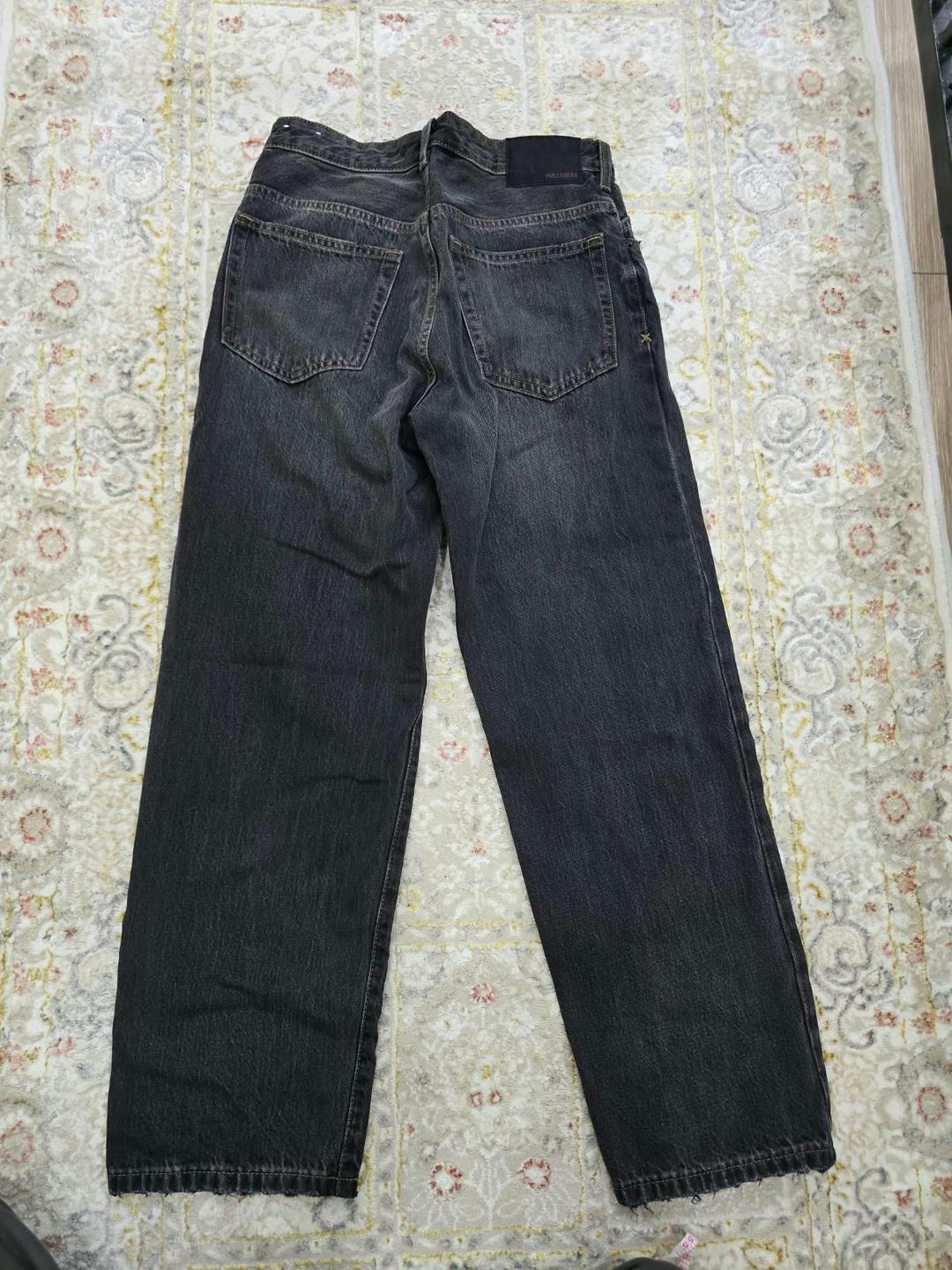 Pull & Bear Джинсы Pull&Bear Denim, серые, свободный крой, размер 30 — фото 2