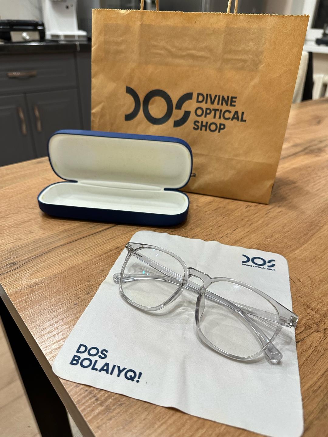 Dos Optical Стильные прозрачные очки (оправа) Dos Optical — идеальное состояние — фото 2