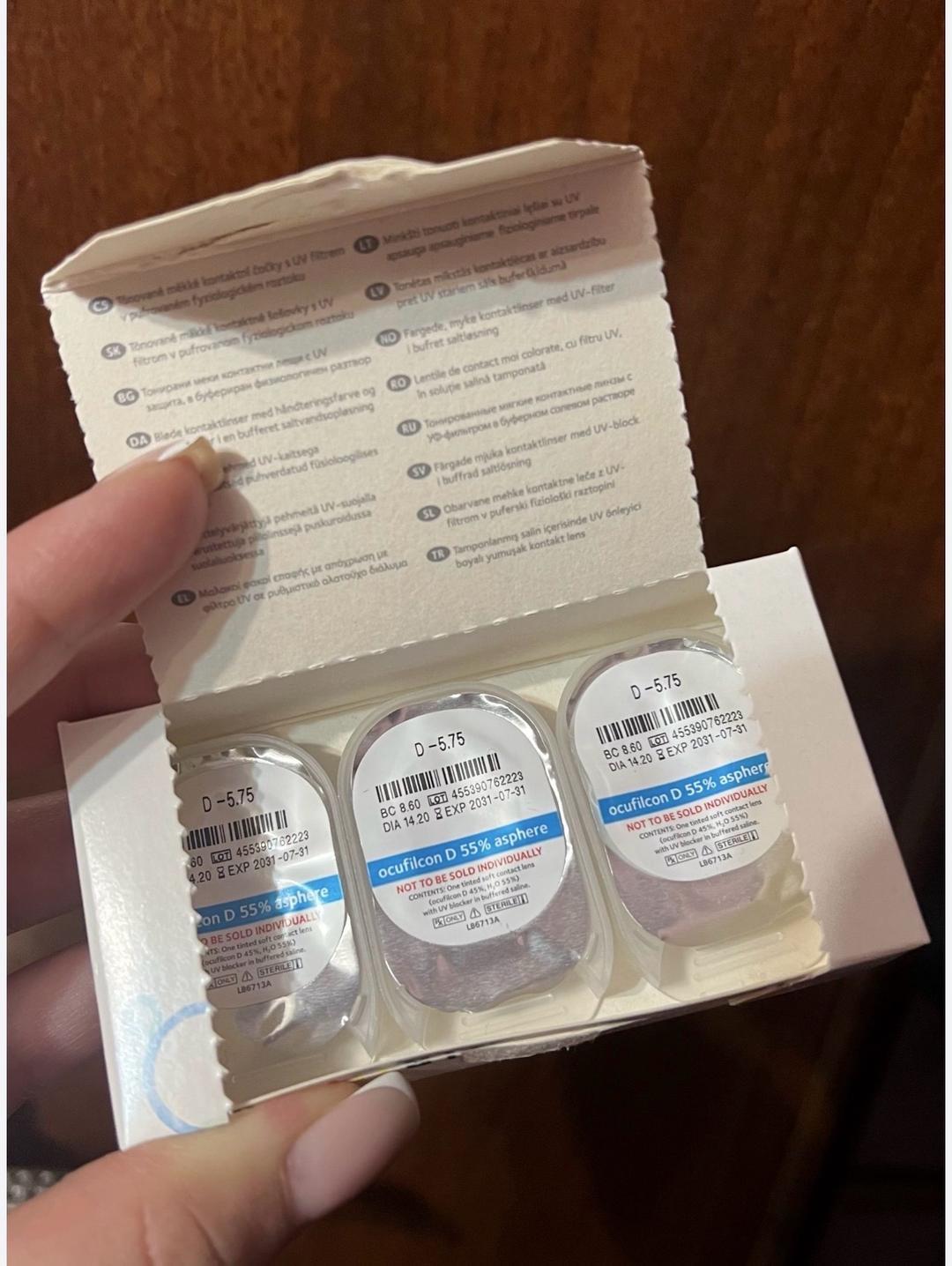 biomedical Продам абсолютно новые линзы на -5.75В — фото 2