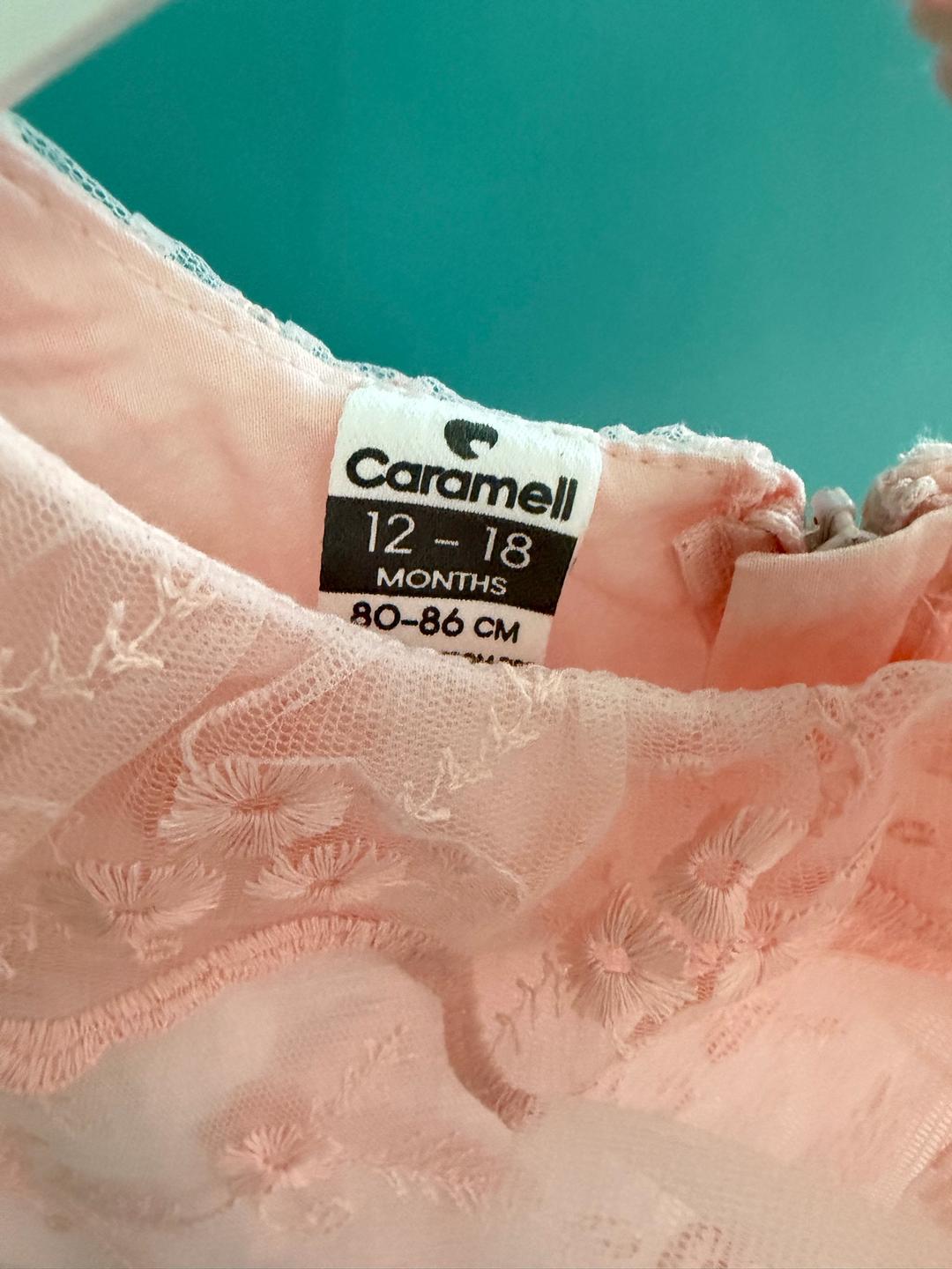 Caramel Нарядное пышное платье Caramell 80-86 см (12-18 мес) + повязка — фото 2