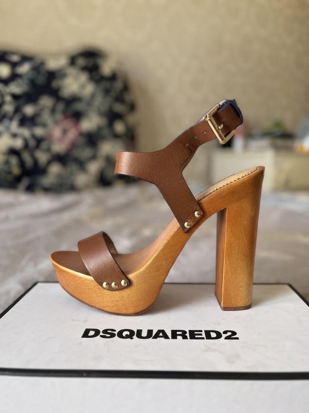 DSQUARED2 DSQUARED2 босоножки на платформе и каблуке — фото 2