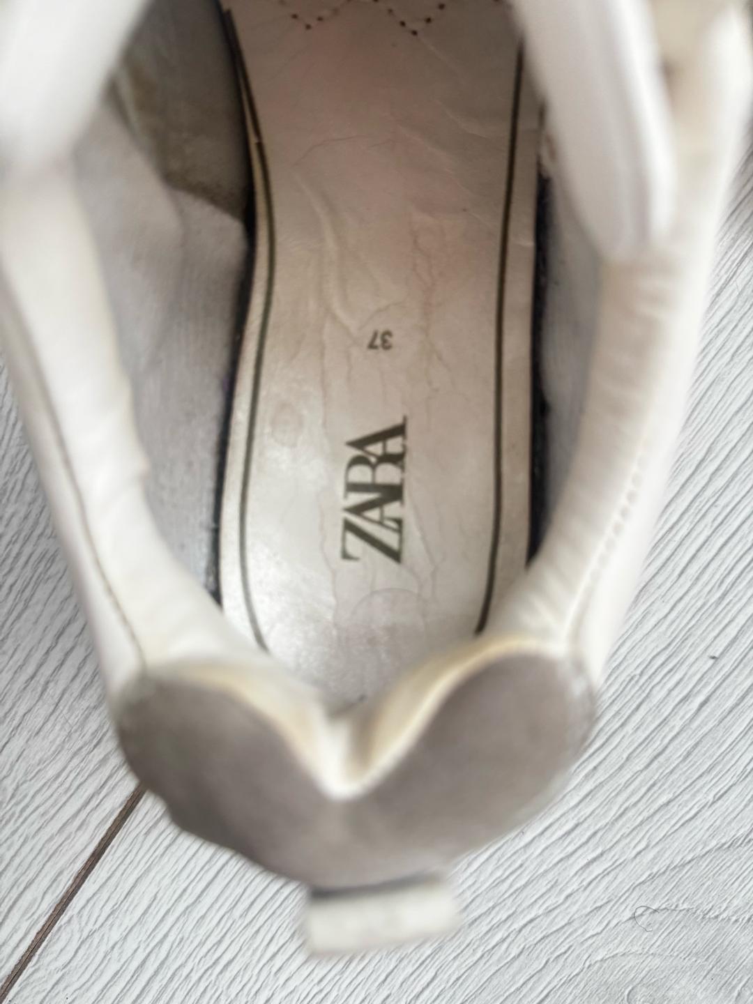 Zara Кожаные Кроссовки ZARA — фото 2
