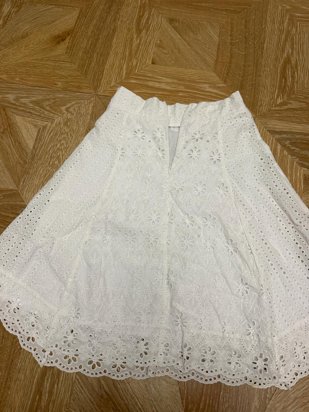 Zara Белая юбка — фото 2