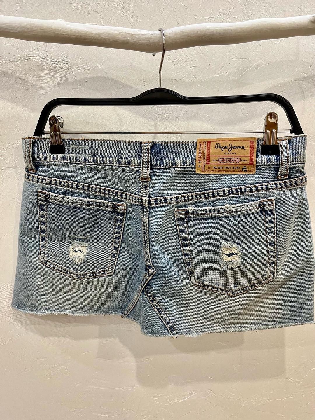 Pepe Jeans Юбка джинсовая мини. — фото 2