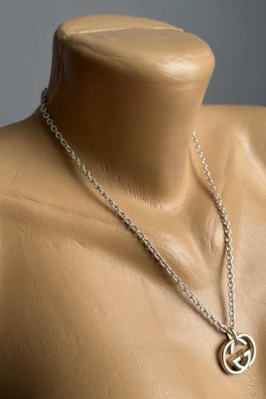 Gucci Gucci interlocking GG цепочка с кулоном — фото 2
