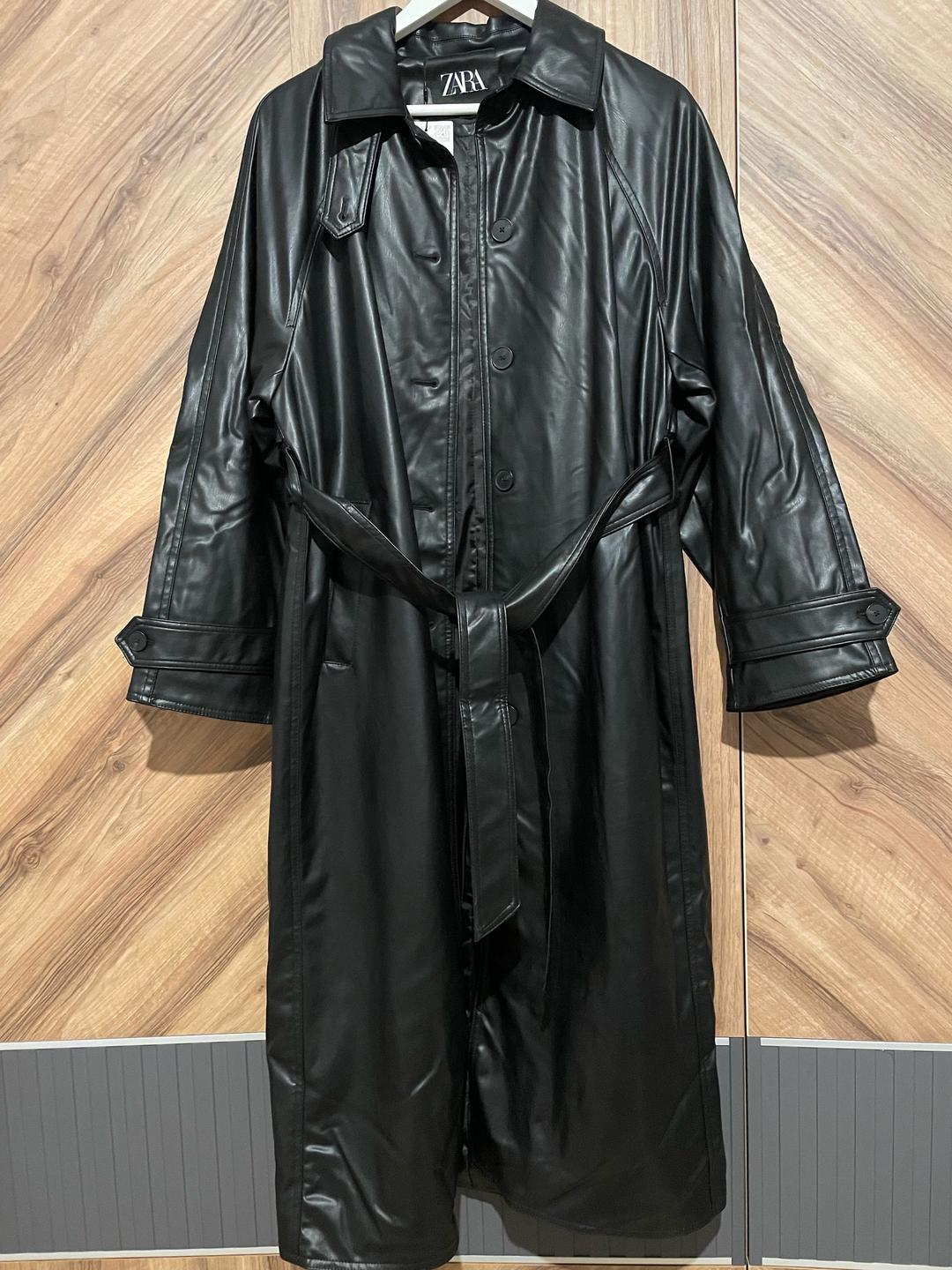 Zara Тренч эко кожа. — фото 2