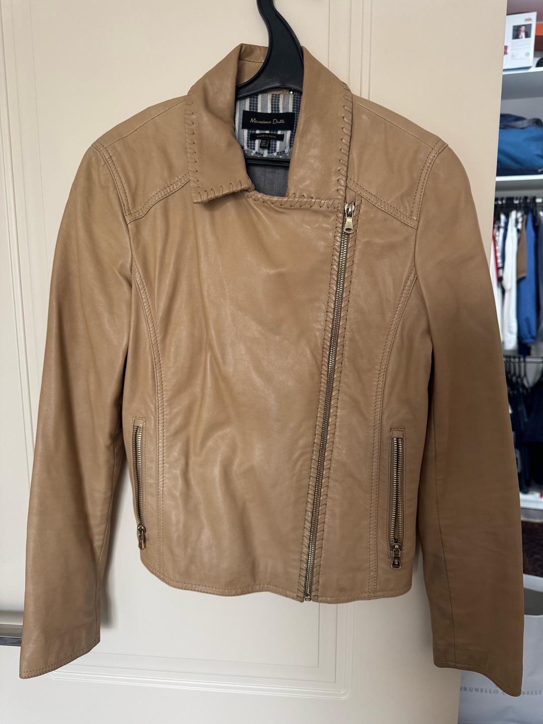 Massimo Dutti Кожаная курта massimo dutti — фото 2