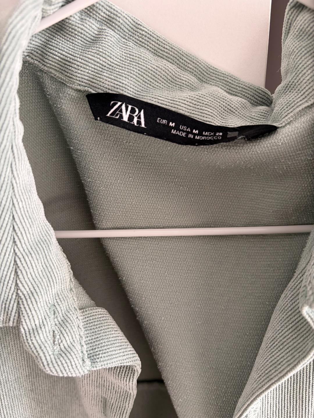 Zara Рубашка Zara (шалфейная) — фото 2