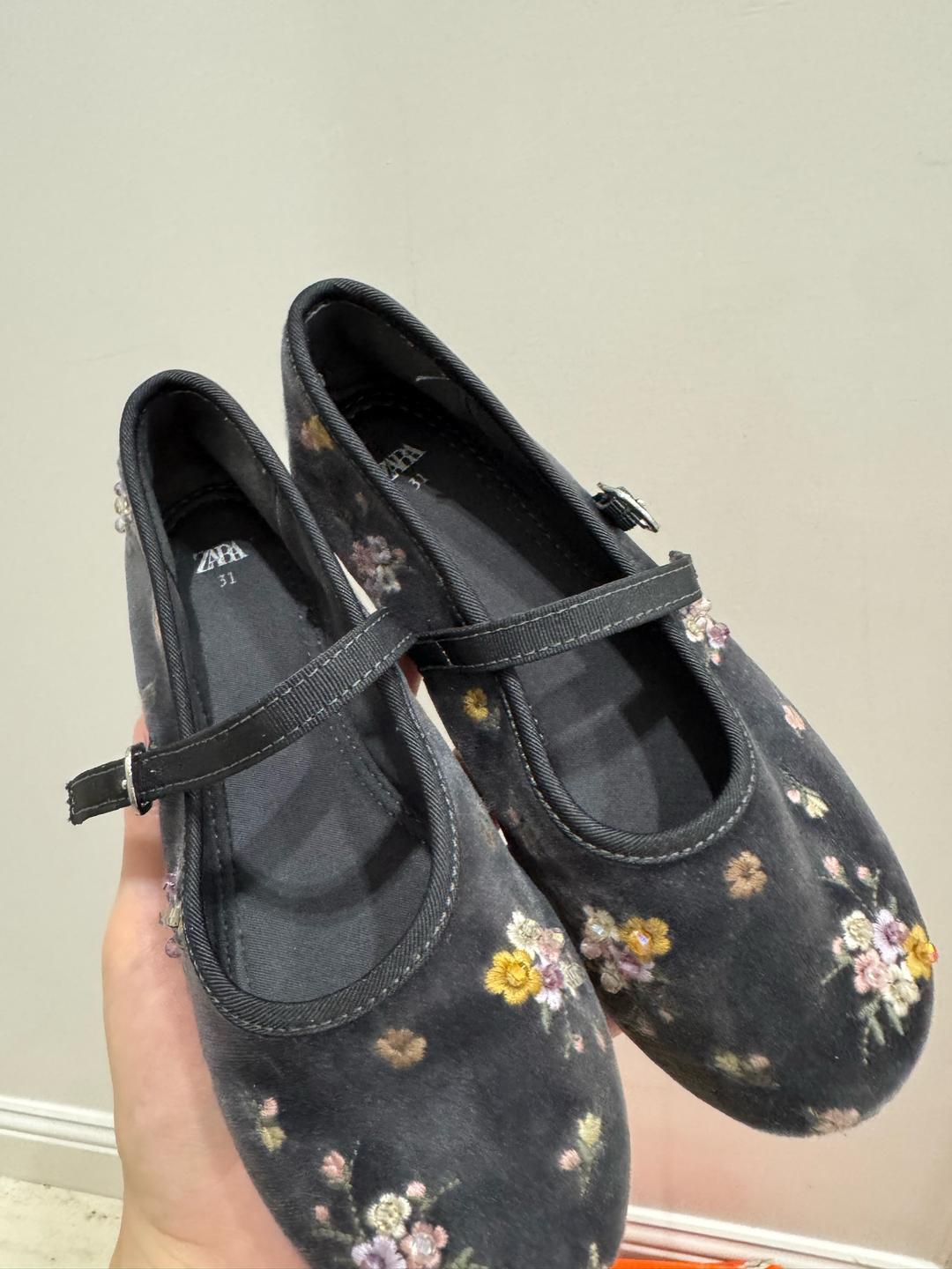 Zara Балетки ZARA с вышивкой — фото 2
