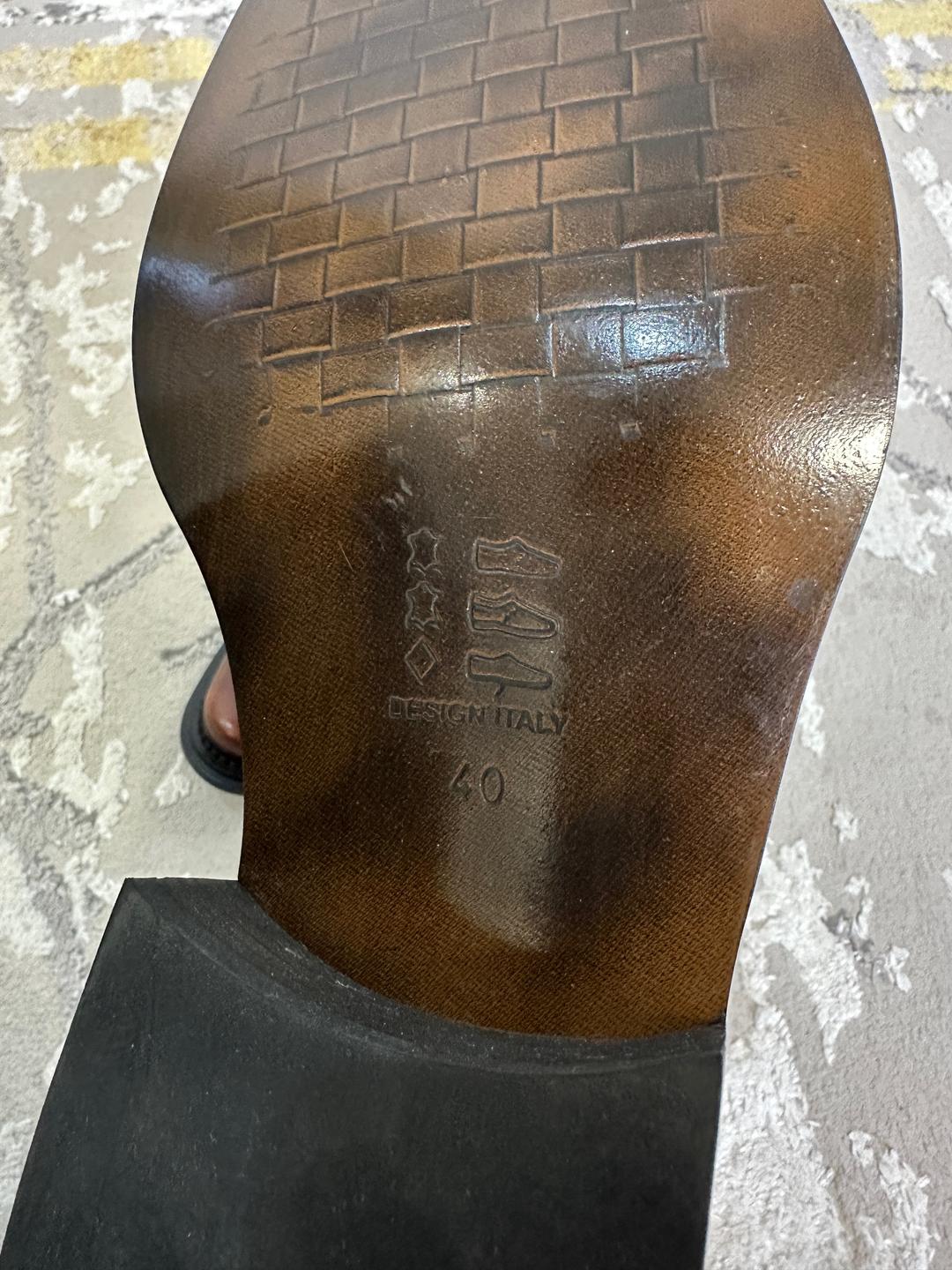 Ser-bot handmade shoes Мужские кожаные туфли — фото 2