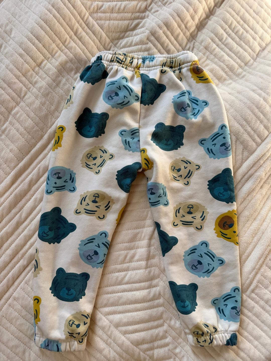 LC Waikiki 🐻 Удобные брючки с мишками для мальчика — фото 2