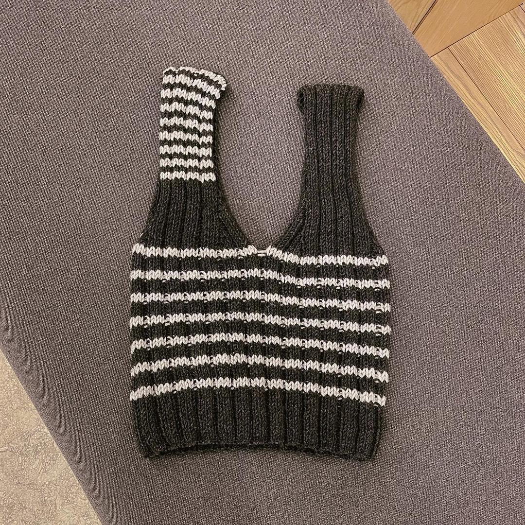 Handmade (ручная работа) Вязаный топ ручная работа — фото 2