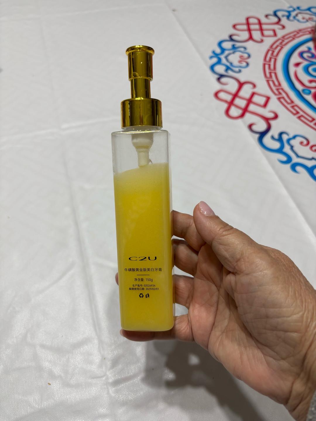 Нет бренда Taurine Gold Edition Whitening Toothpaste — фото 2