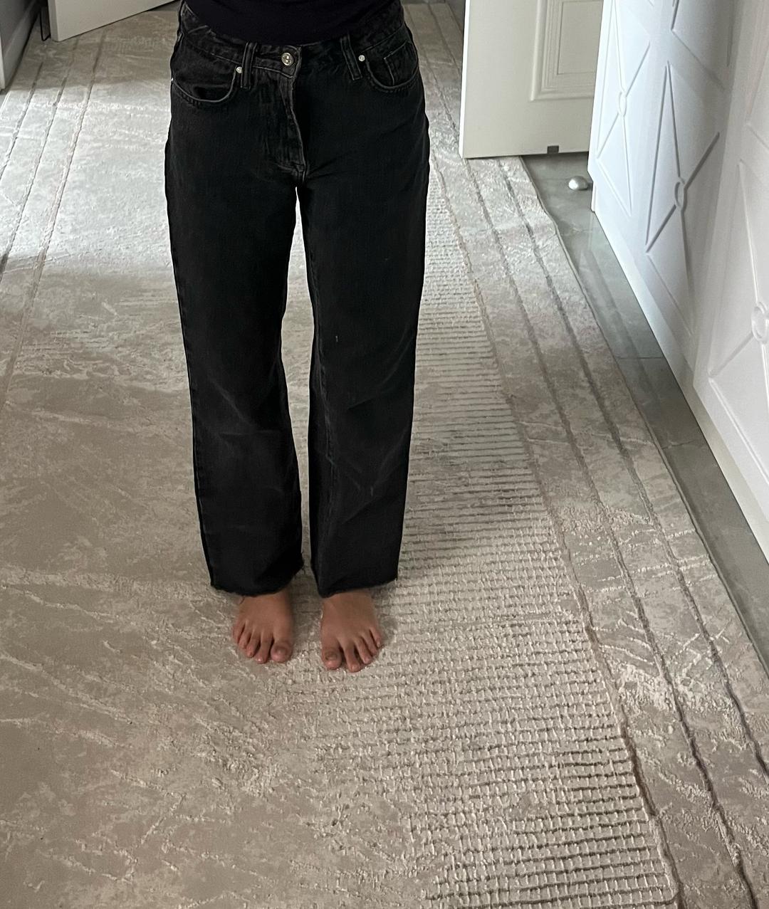 Zara Черные джинсы ZARA — фото 2