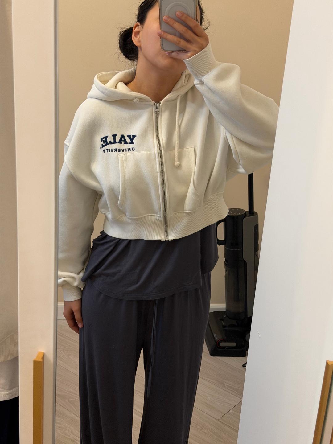 Pull & Bear Укороченная толстовка на молнии Pull&Bear — фото 2