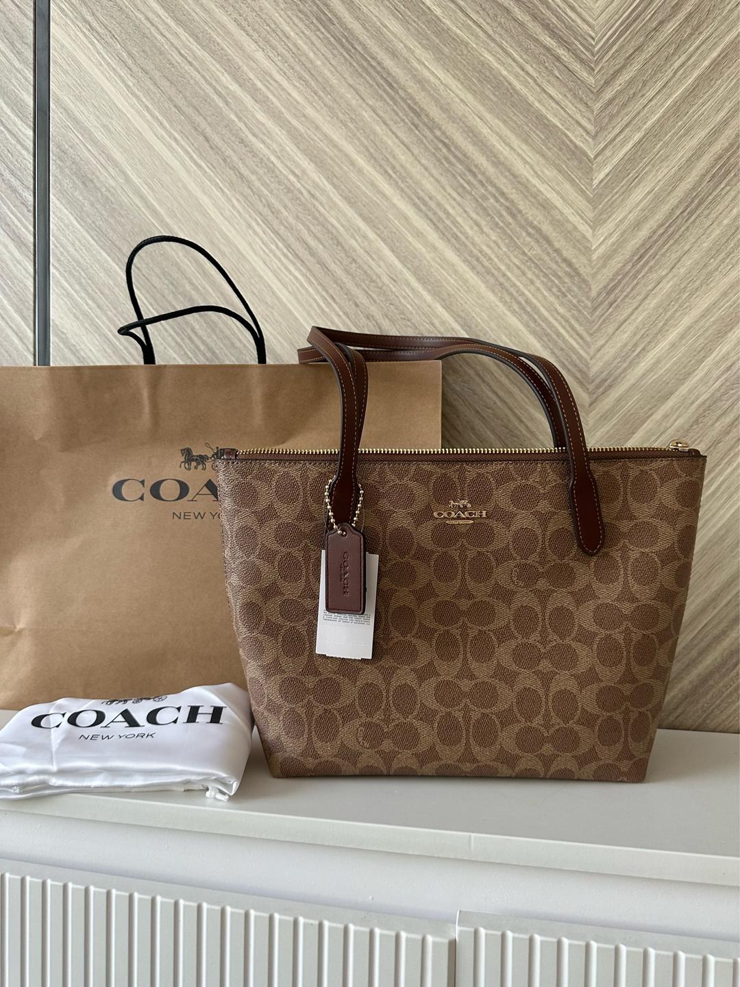 Coach сумка-тоут Coach Zip Top Tote — фото 2