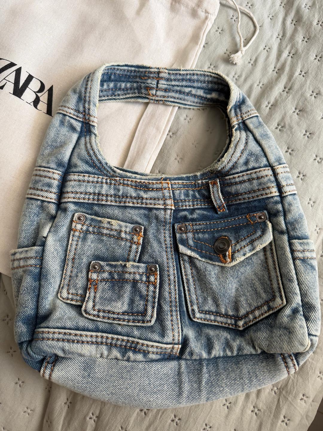 Zara Новая Сумка Zara джинсовая — фото 2