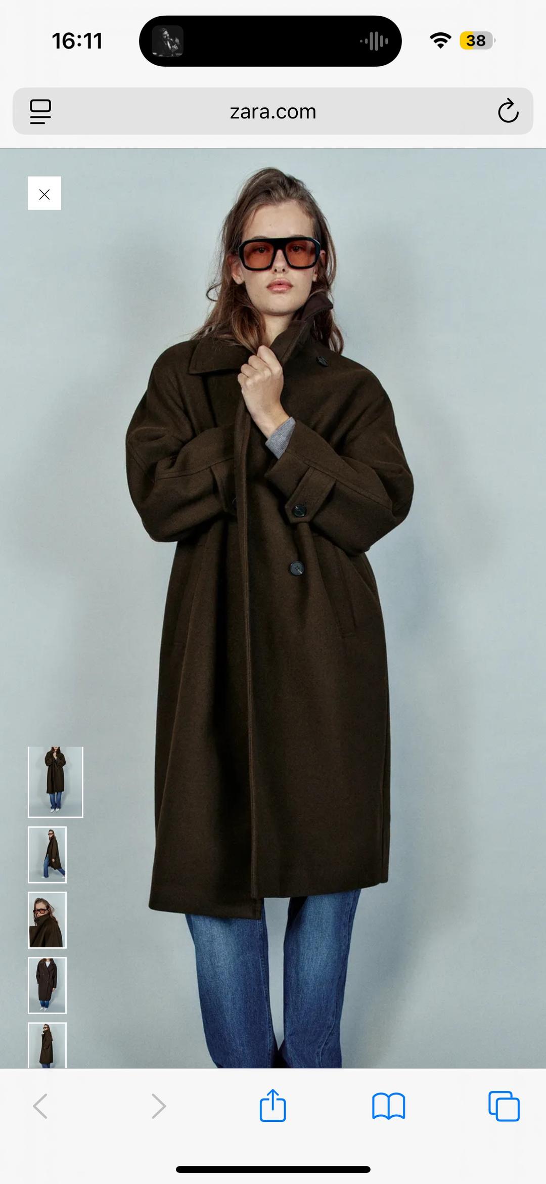 Zara Новое пальто Zara — фото 2