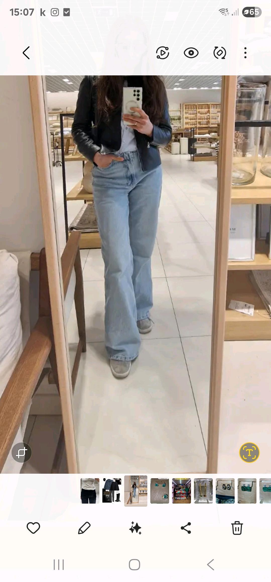 Zara Джинсы zara на бедрах S — фото 2
