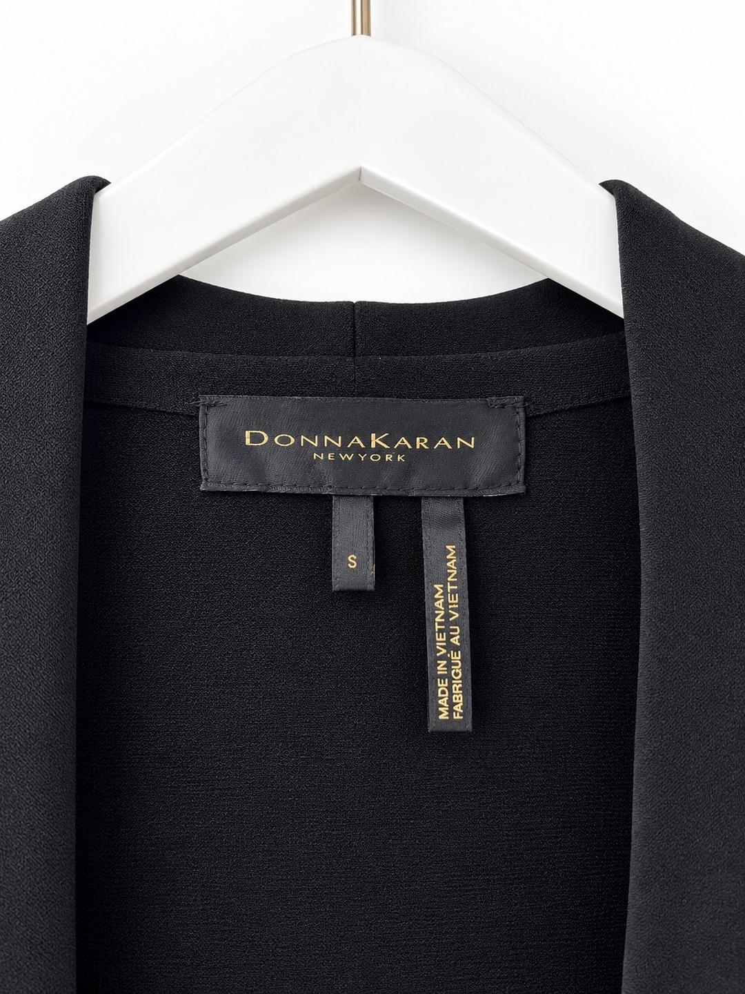 Donna Karan Черный укороченный кардиган-жакет Donna Karan New York — фото 2