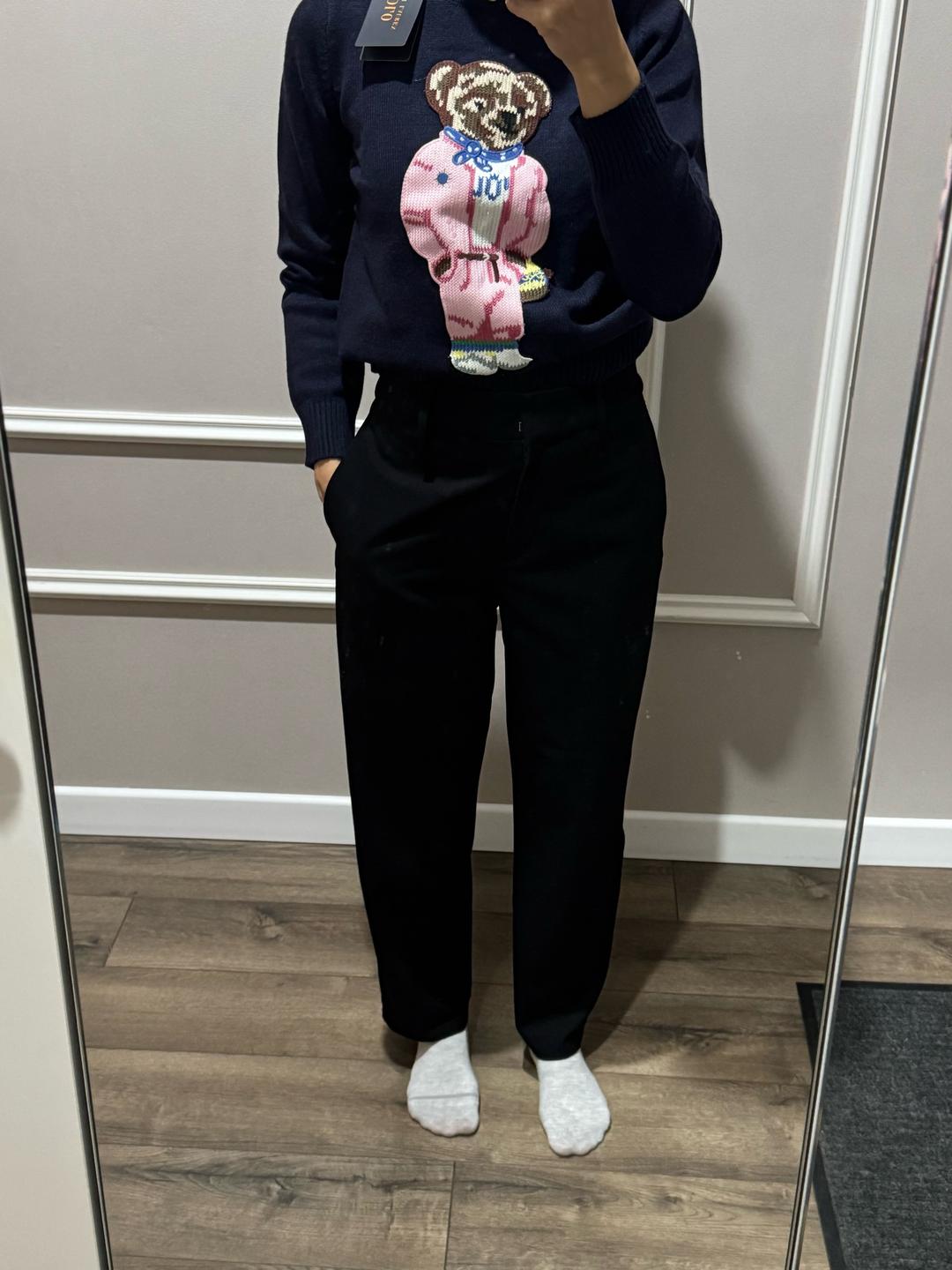 H&M Черные классические брюки — фото 2