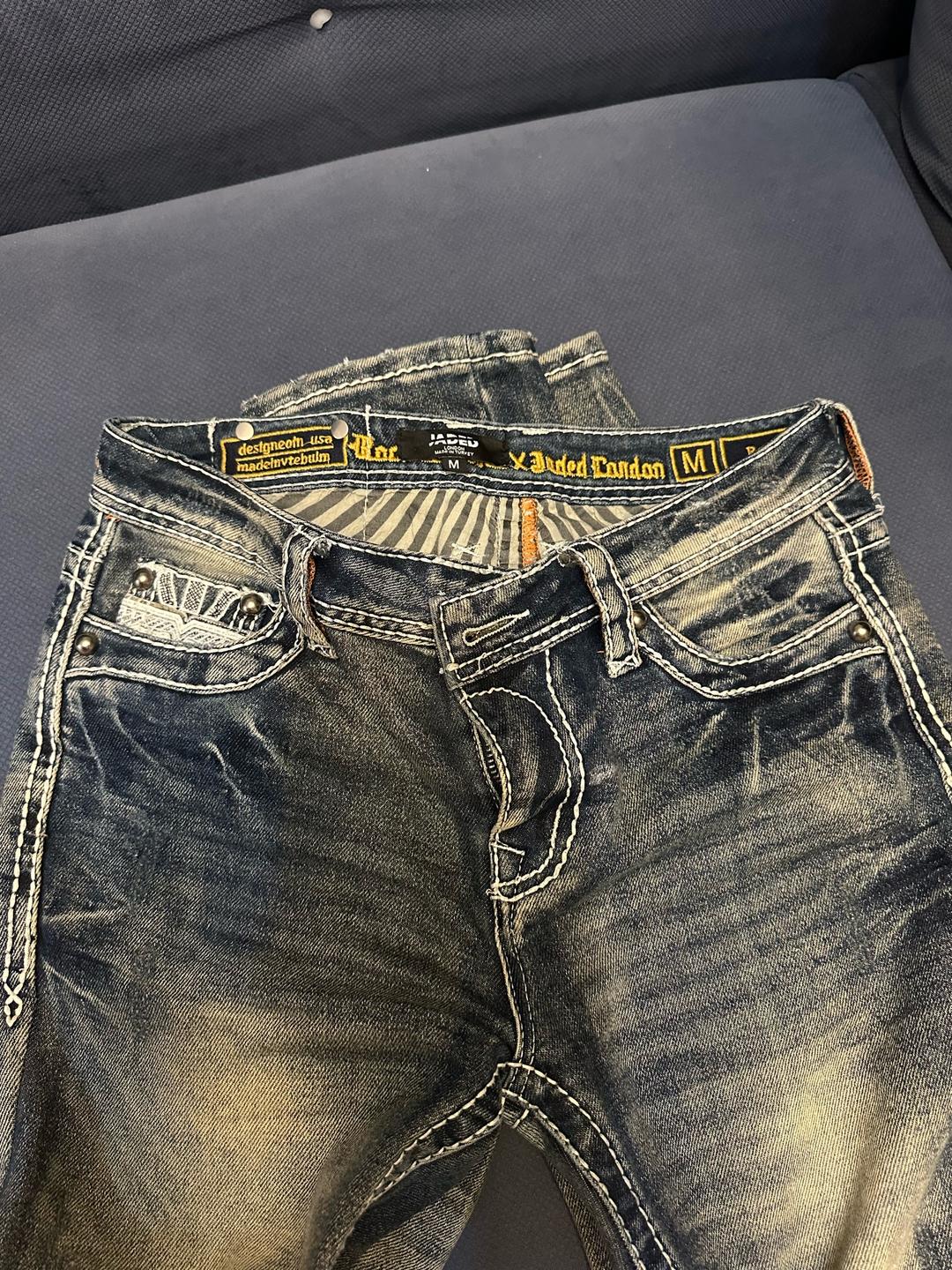 Jaded London Джинсы Jaded London Rock Revival Madison Bootcut — фото 2