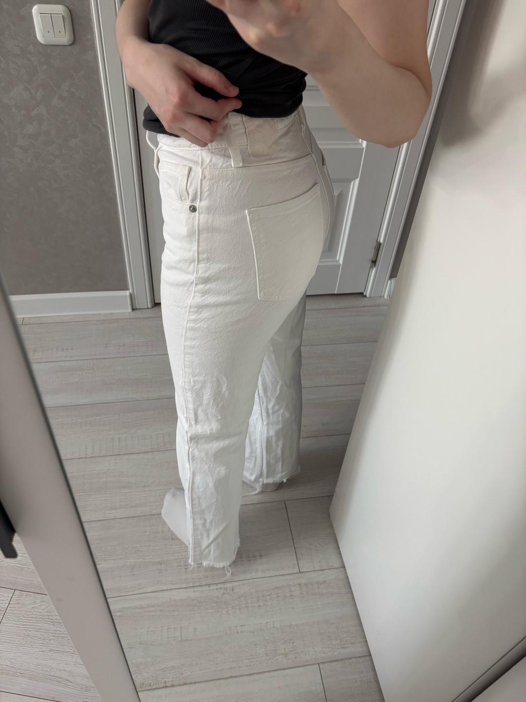 Zara белые джинсы ZARA — фото 2