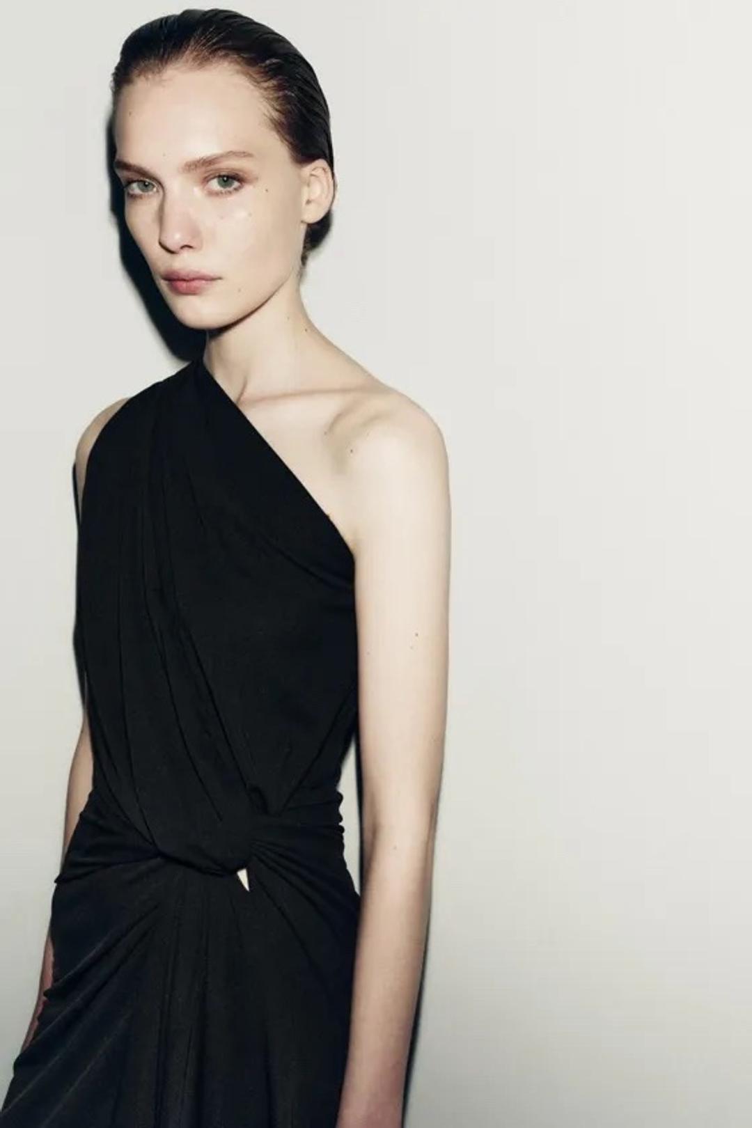 Zara Черное платье Зара — фото 2
