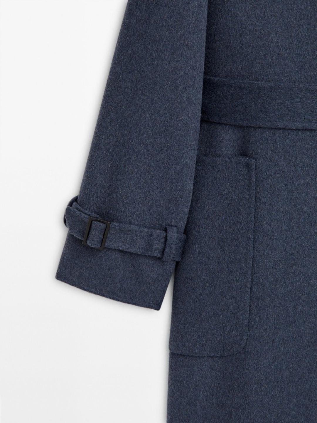 Massimo Dutti Пальто шерсть — фото 2