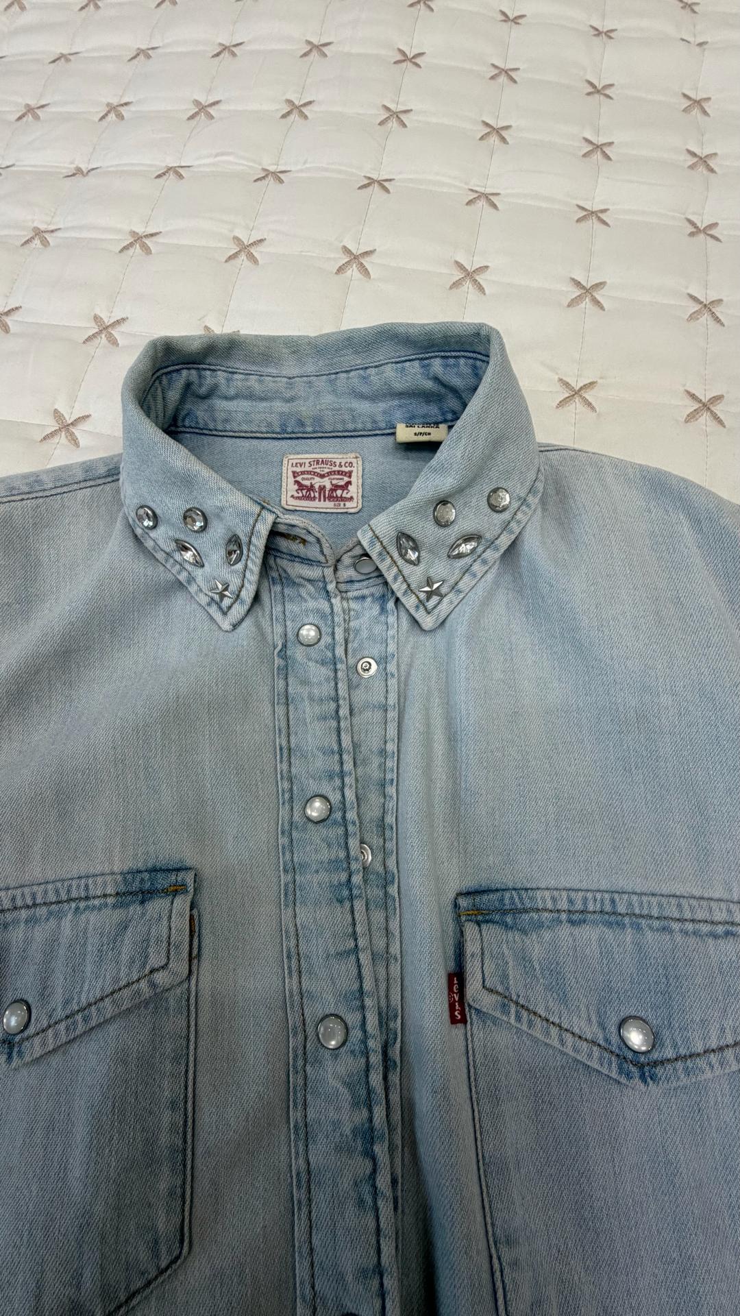 Levi's Джинсовая рубашка Levi's с декором — фото 2