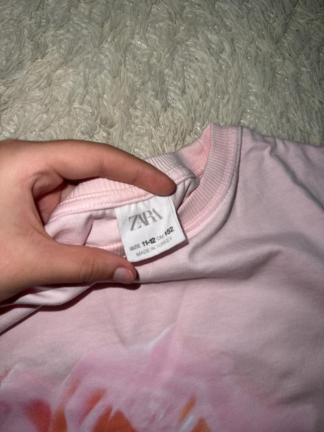 Zara Футболка с цветочным принтом Zara — фото 2