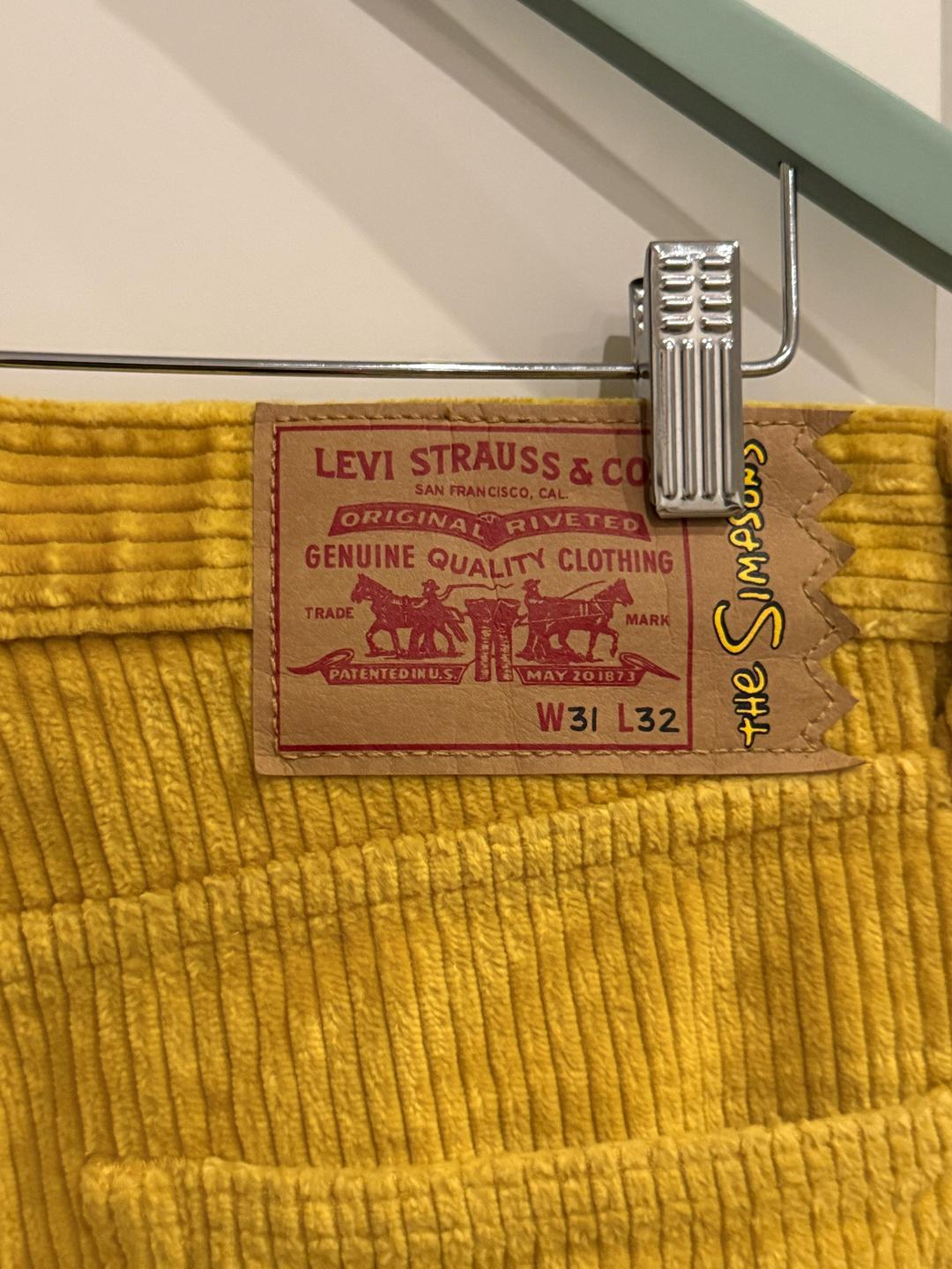 Levi's Желтые Джинсы Levis x The Simpsons — фото 2