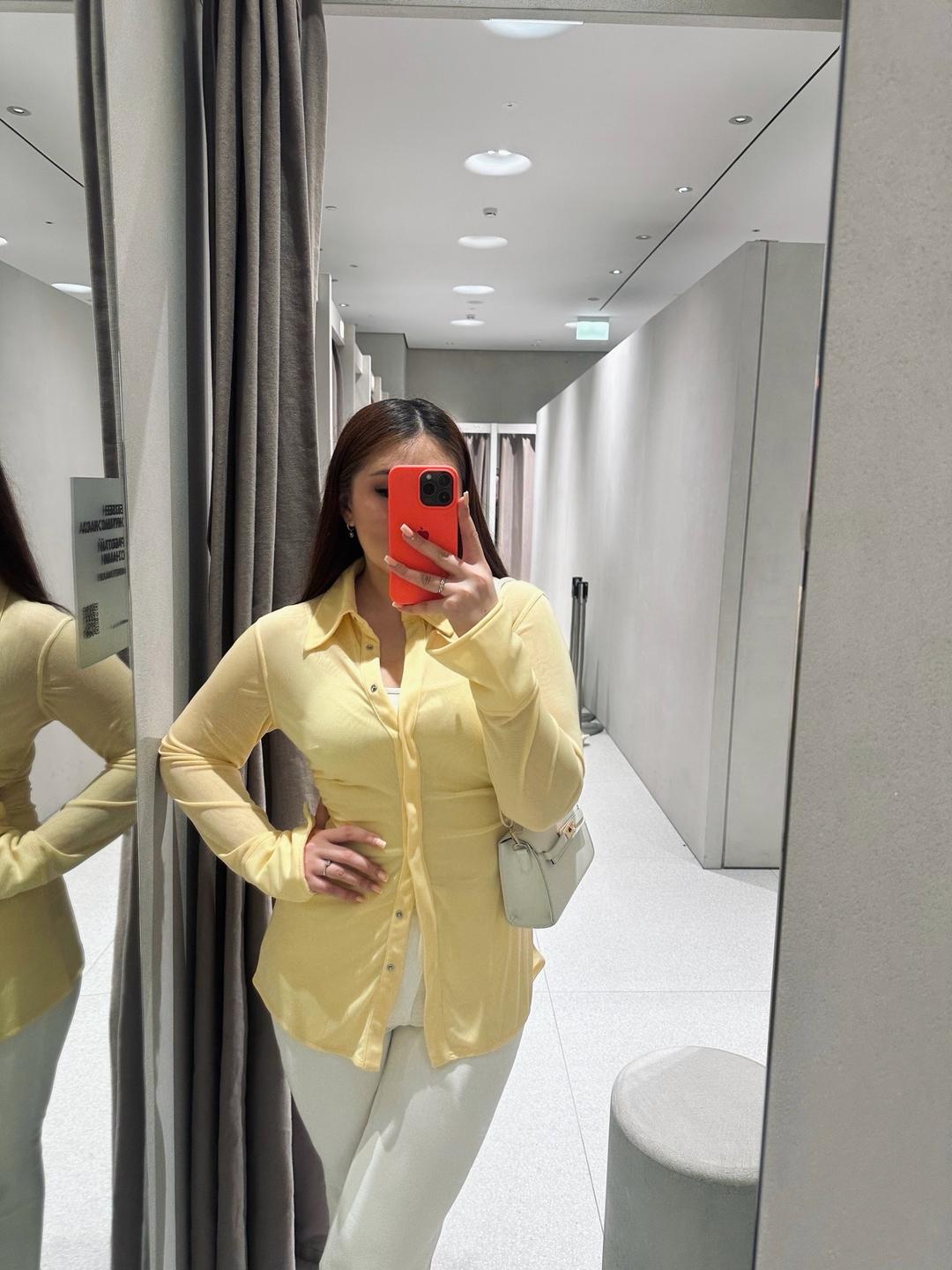 H&M Желтая рубашка от H&M — фото 2