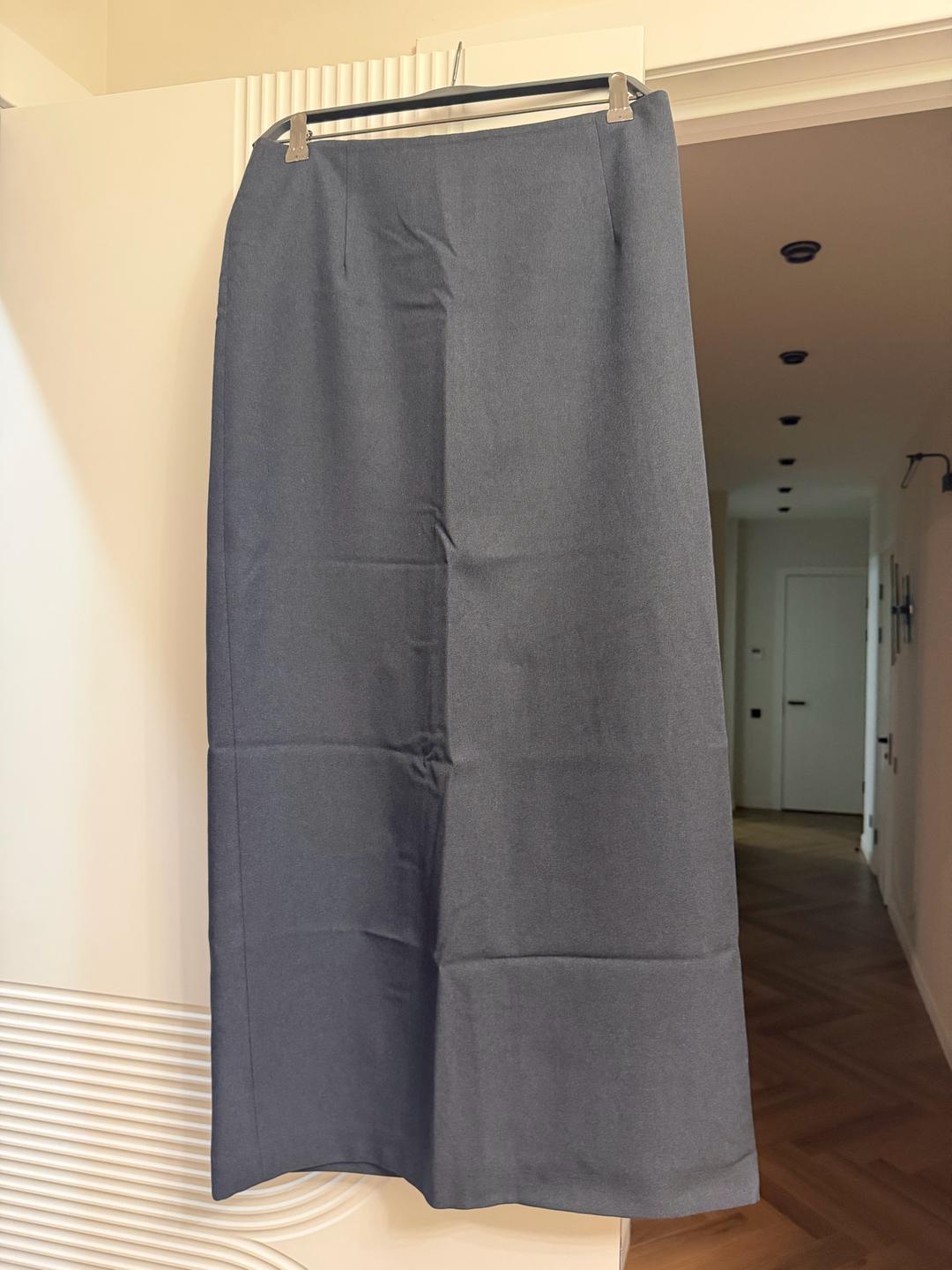 base clothes Юбка макси серый BASE CLOTHES — фото 2