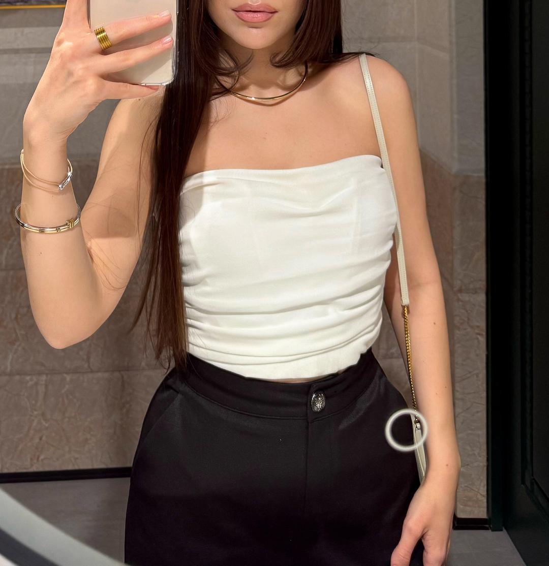 Zara Белый корсет зара . — фото 2