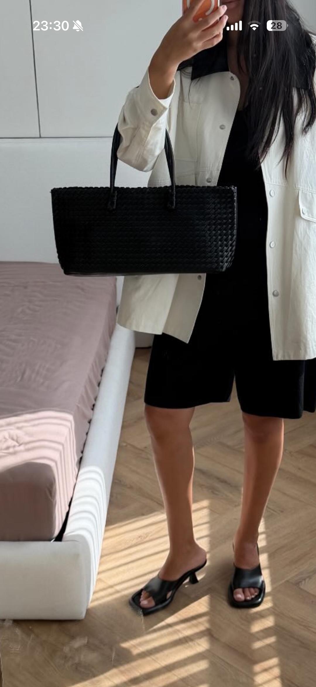 Zara Плетенная сумка тоут — фото 2